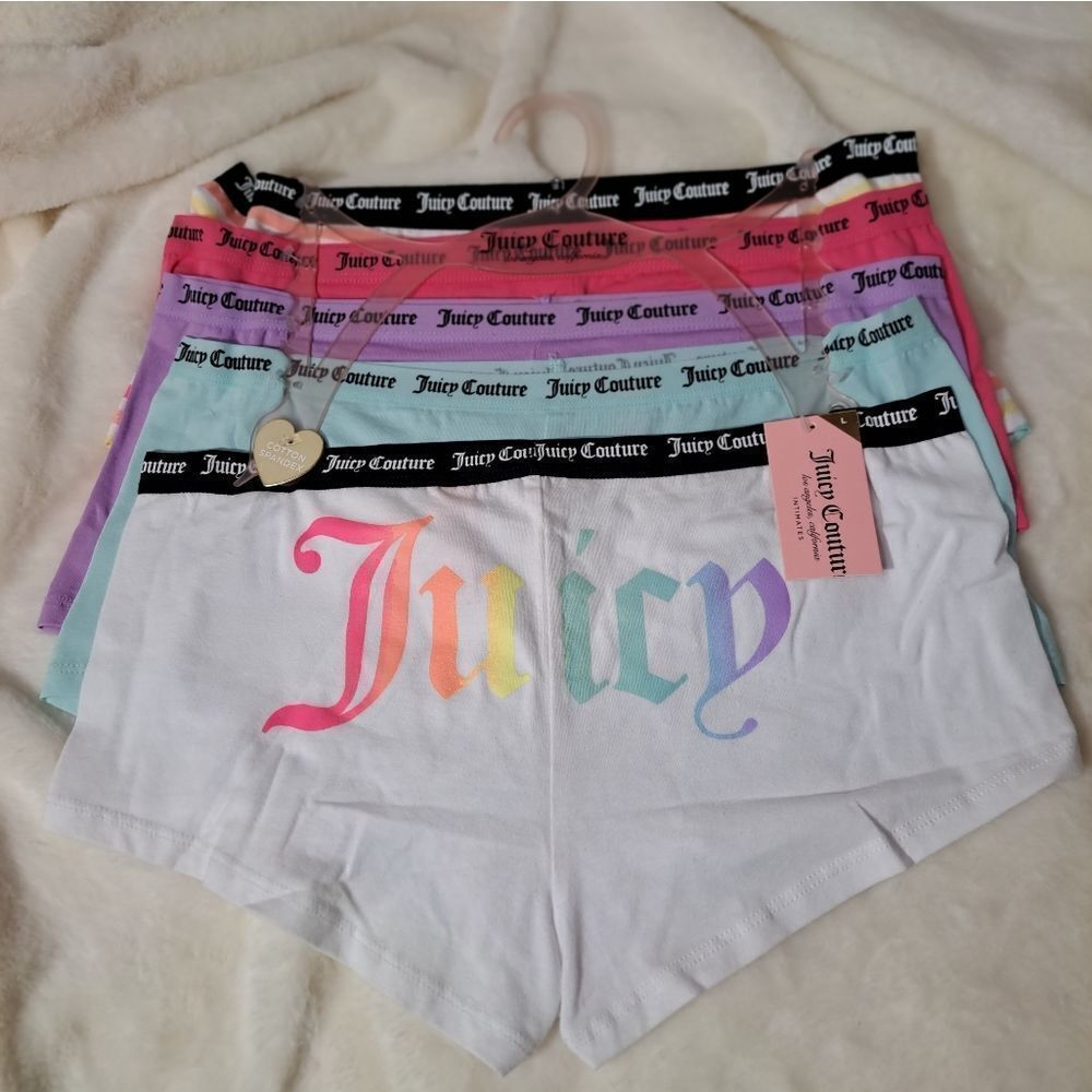 NWT Juicy Couture Boy Short 5pk